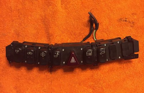 00-04 mercedes benz s430 amg dashboard hazard switch 2208216251