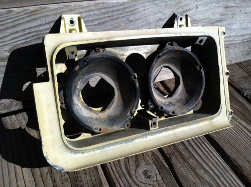 1970 cadillac passenger headlight housing door bucket assembly