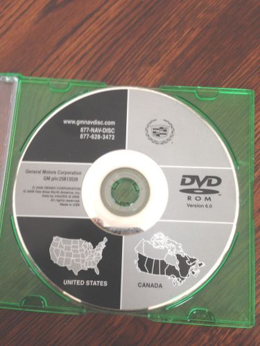 2004 2005 2006 2007 cadillac cts &amp; cts-v navigation disc dvd cd 25813529 disk