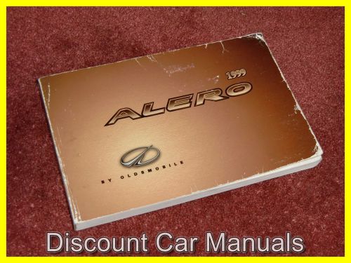 ★★ 1999 oldsmobile alero gx gl gls owners manual 99!! ★★