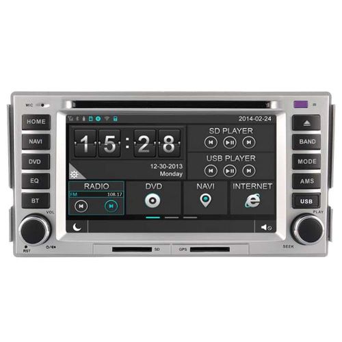 Car dvd gps navigation headunit stereo for hyundai new santa fe 2006-2012