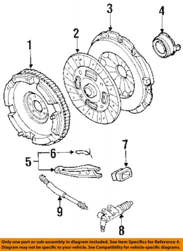 Kia oem 95-02 sportage-clutch pressure plate 0k01316410a