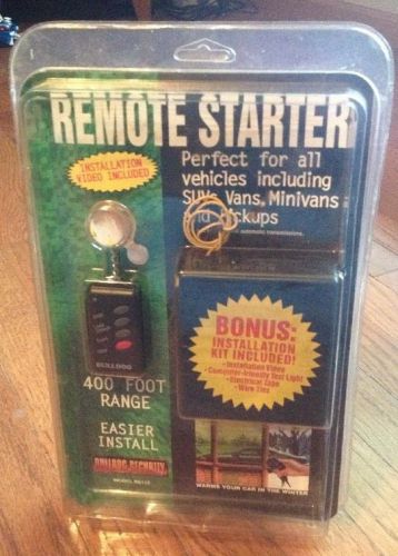 Remote starter, bulldog security rs112 new never installed