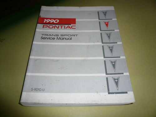 1990 pontiac trans sport service manual  s-9010-u