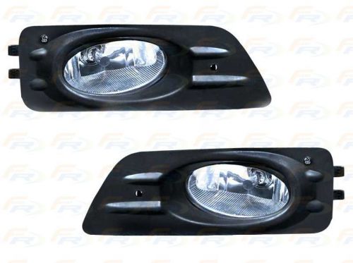 Fog lamp 06-07 honda accord 4 door clear fog light lamp with oem switch clear