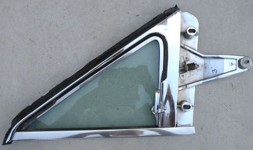 Thunderbird wing vent window glass driver left side 61-63 1961-1963 ford oem