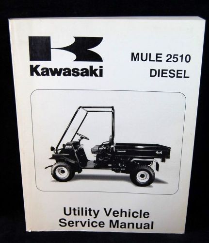 2000-&#039;02 kawasaki mule 2510 diesel utv  service manual oem #99924-1251-03