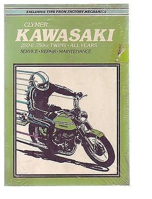 Kawasaki motorcycle 250 thru 350 all years to 1979 twins service repair manual