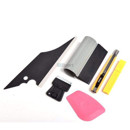 6pcs pro car window tinting tools scraper kit for auto film tint installation