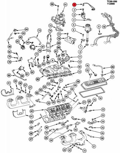 New genuine gm ignition coil wiring harness(primary) w/o conduit gm# 12048976