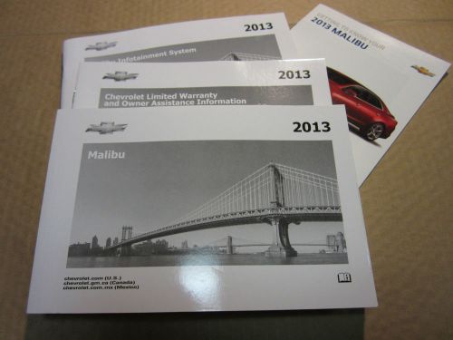 2013 chevy malibu owners manual with navigation  (oem)  - j2924