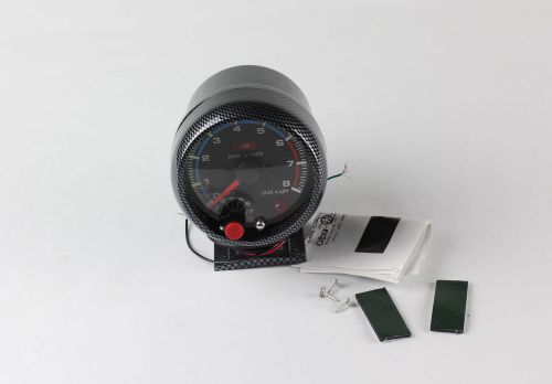 7 colors 3.75&#034; inch tach tachometer gauge illumination rpm counter + shift light