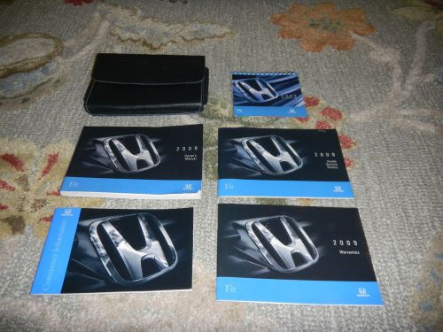 2009 honda fit owners manual set + free shipping