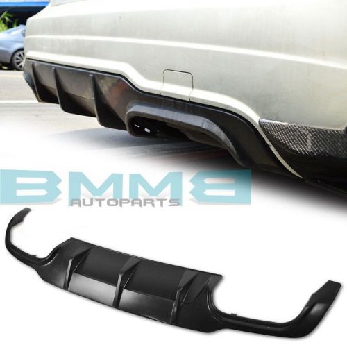 For benz w204 lci facelift sedan rear diffuser abs sport 4matic coupe 4dr 2dr