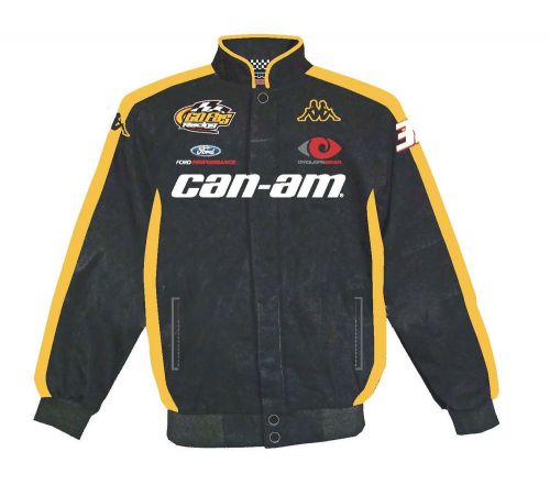 2017  can am fofas racing team jacket - black