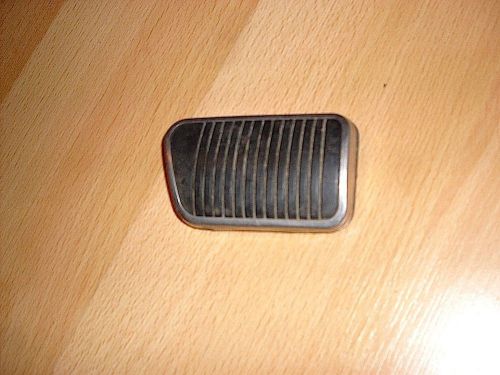 65 66 ford mustang fairlane deluxe clutch pedal pad manual trans original oem