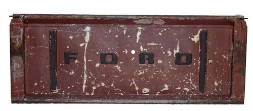 Vintage 1953 1954 1955 1956 1957 ford bench tailgate wall art tail gate bench