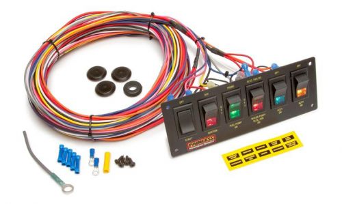 Painless performance 50302 / 6 switch fused panel w/wiring &amp; hardware