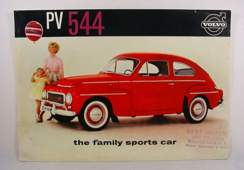 1960 volvo pv 544  sales / specifications 2 - sided flyer - original