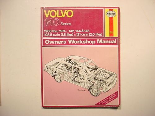 Volvo 140 series 1966 - 1974 haynes workshop manual  129 book 8 *