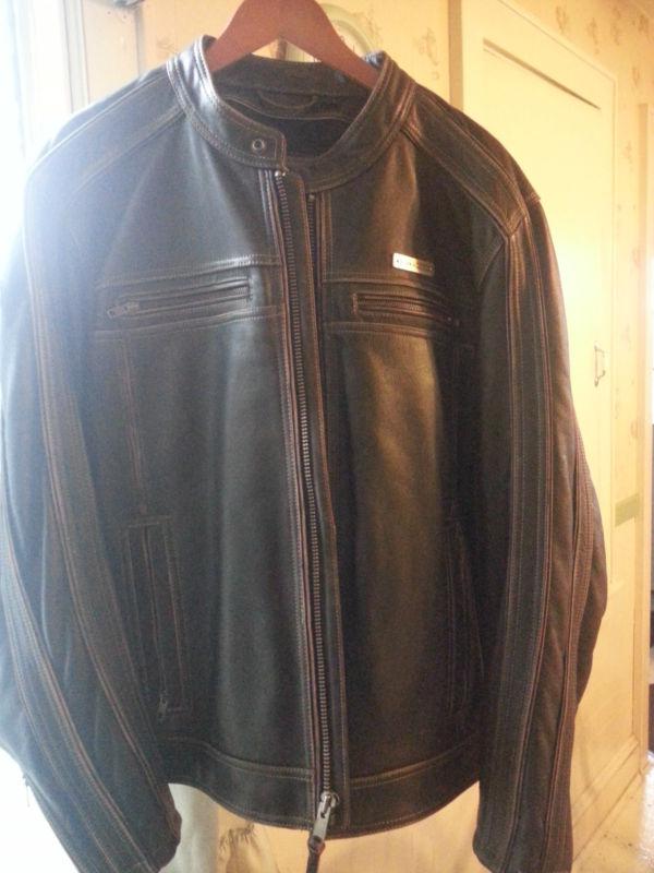 Harley davidson leather jacket (97106-12vm) trenton leather jacket