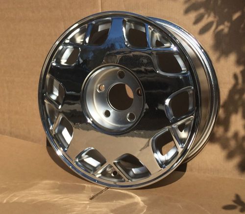 (1) 1997 1998  cadillac concours deville eldorado allante chrome wheel 16&#034;