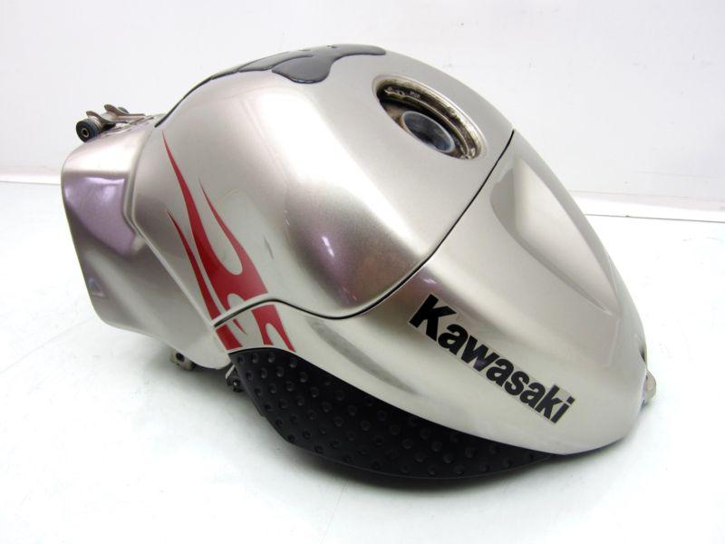 05 06 zx-6r 636 zx6r fuel gas tank & cover fairing special edition titanium