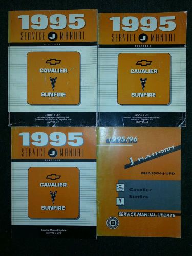 1995 chevrolet cavalier - pontiac sunfire factory service manuals 4 volume set