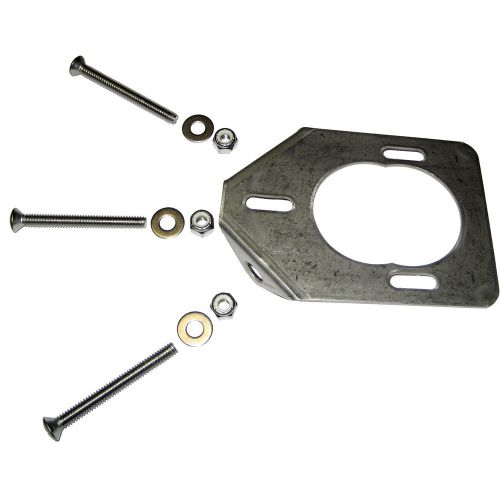 Lee&#039;s stainless steel backing plate f/30 degree heavy rod holders -rh5930