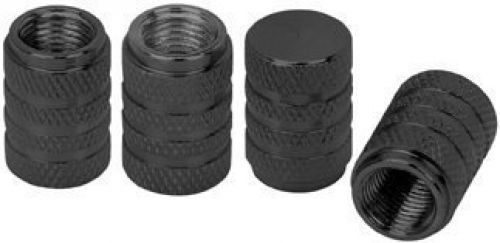 Cutequeen 4 piece anodized aluminum valve caps set, black