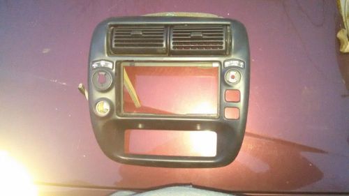 00 ford explorer radio climate heater control dash bezel - black