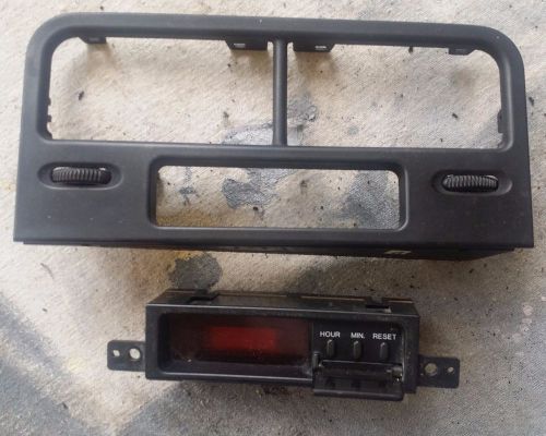 1988 honda crx dash clock - face plate included