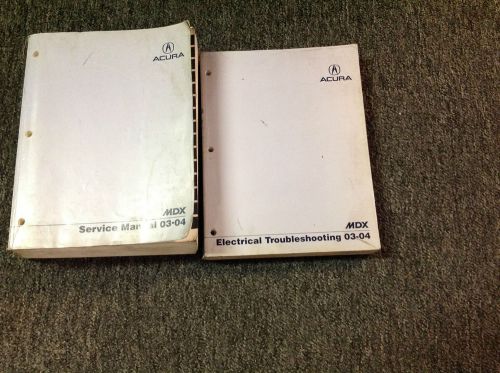 2003 2004 acura mdx service repair shop manual set w electrical troubleshooting
