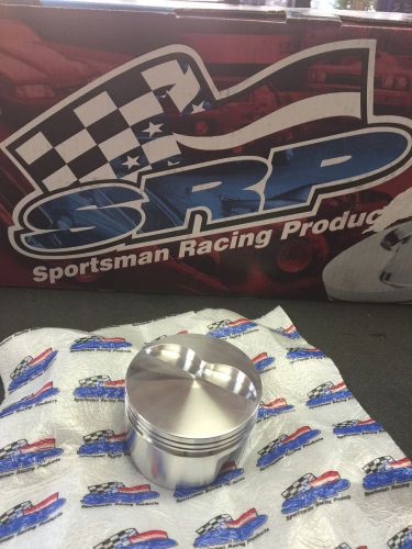 Srp pistons set 138086 sbc 357 flat top 4.040 bore 3.480 stroke 6.000 rod