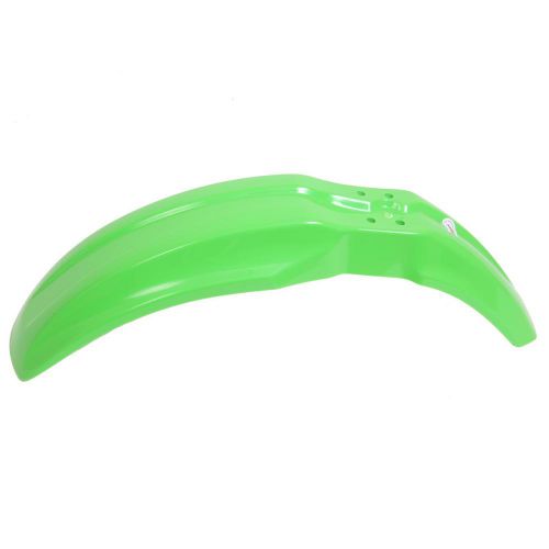 Polisport 8560300009 fender, dgp, polypropylene, green, front, kawasaki, each