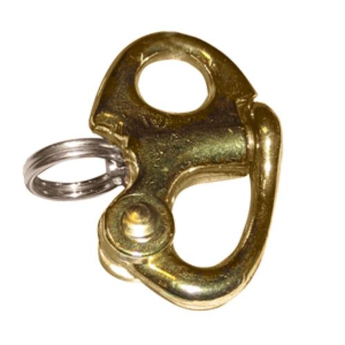 Ronstan brass snap shackle - fixed bail - 41.5mm(1-5/8) length