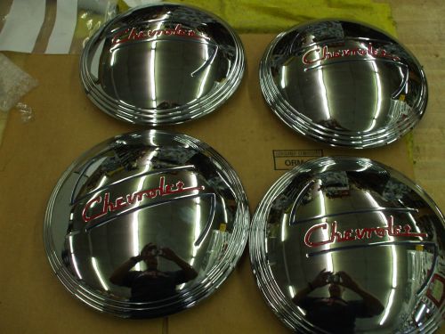 1937-38 chevy car &amp; truck set of four new hub caps l@@@@@@@@@@k