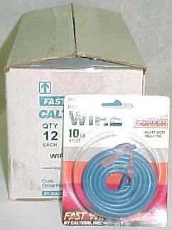 10 gauge copper automotive primary wire 96 ft blue