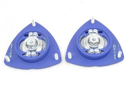 Camber plates for subaru brz and toyota gt86 - adjustable -  blue
