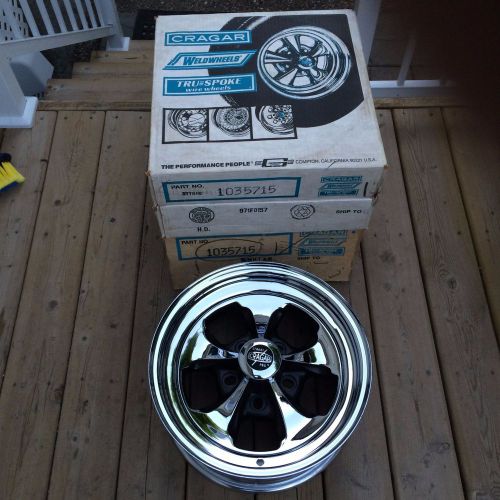 Nos cragar vintage street pro 15&#034;x7&#034; wheels rare