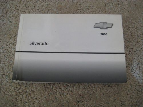 2006 chevrolet silverado owner manual