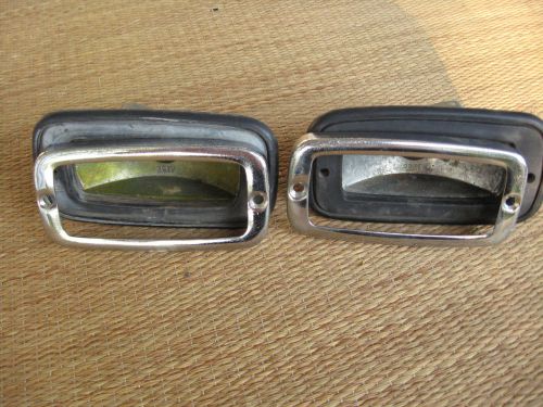 1967-71 hella vw bus transporter type 2 reverse back-up light oem pair no lens