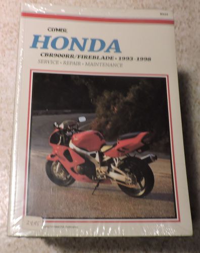 Vintage 1993-98 honda cbr900 fireblade service  manual(clymer)