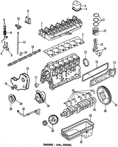 Genuine 1993-1999 dodge cover gasket 4638719