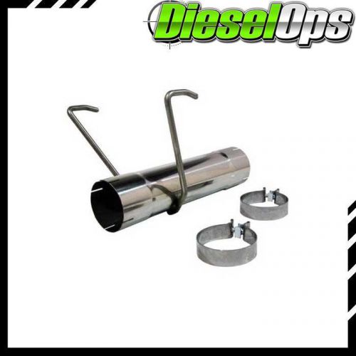 Mbrp 17&#034; t304 stainless steel muffler delete pipe for dodge cummins 6.7l 07-08