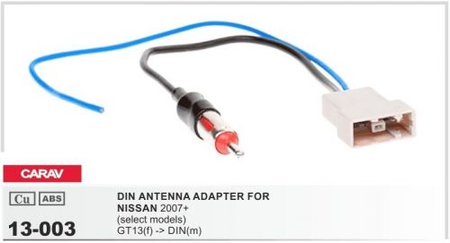 Carav 13-003 antenna adapter nissan 2007+ gt13(female) -&gt; din(male)