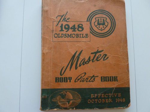 1948 oldsmobile master body parts book illustrated