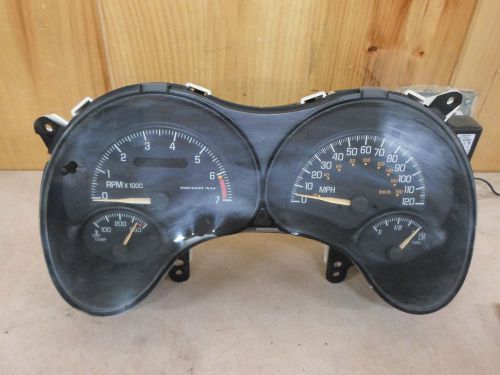 2000 pontiac grand am speedometer cluster