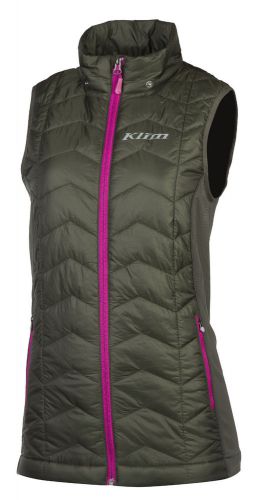 Klim green womens arise insulated snowmobile vest snocross 2017