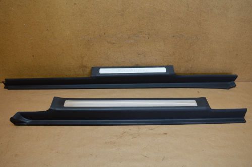 06-09 w251 mercedes front &amp; rear right passenger side door sills sill pair black